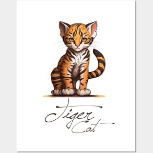 Cat Tiger Posters and Art